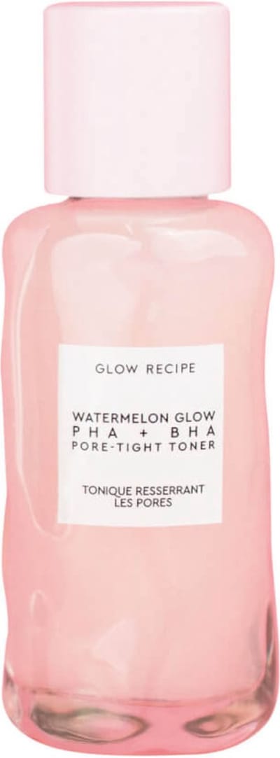 Glow Recipe Mini Watermelon Glow PHA + BHA Pore-Tight Toner 40ml - Hyaluronzuur, Cactuswater & Kalmerende Komkommer