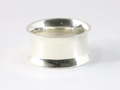 Brede gladde hoogglans zilveren ring - 12 mm - maat 19