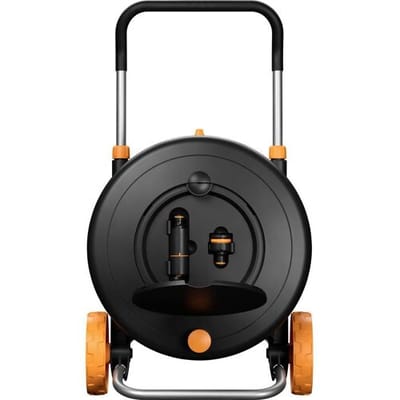 Fiskars Comfort Waterwheel 1071639 Slangwagen 13 mm 21.5 m 1/2 inch 1 stuk(s) Zwart, Oranje