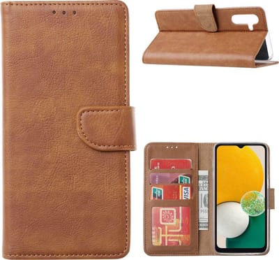 Bookcase Geschikt voor: Samsung Galaxy A16 Lichtbuin - portemonnee hoesje - ZT Accessoires