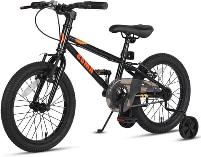 Kinderfiets 16 Inch - Jongensfiets Meisjesfiets - Leren Fietsen - Lichtgewicht Frame - 16 Inch Wielmaat - Zwart