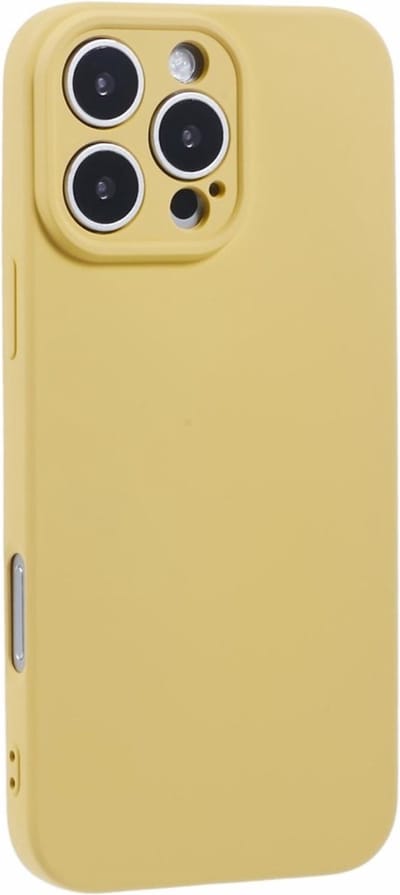 Coverup Hoesje - Geschikt voor iPhone 16 Pro Max Hoesje - Coverup Colour TPU Back Cover - Sand Yellow
