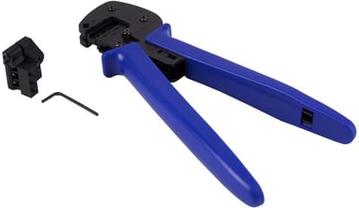Krimptang Pro - PV4 tang - Zonne-energie installatie - Ergonomisch ontwerp - 25/4/6 mm² - Blauw