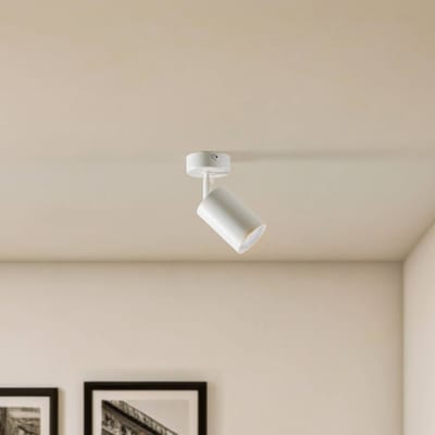 SIGMA Plafondspot Zoom, 1-lamp, wit