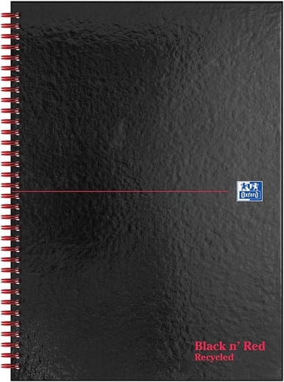 A4 Notitieboek Hardcover, Glanzend, Draadgebonden - Ideaal voor Notities