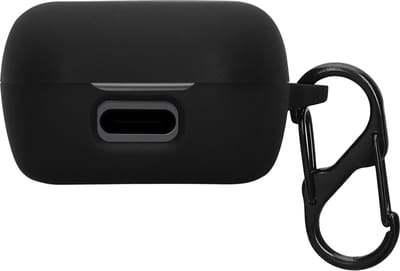 kwmobile cover voor oordopjes case - geschikt voor Sennheiser ACCENTUM True Wireless - Trendy beschermhoes draadloze oordopjes in zwart