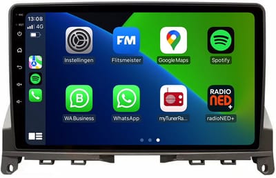 Carplay autoradio voor Mercedes C-Klasse W204 | 2007 t/m 2011 | Android 13 | Draadloos Apple Carplay & Android Auto | 2GB + 32GB | 8-Core processor | Davilon | 2025 model | 2007 2008 2009 2010 2011 | Bluetooth & Wifi