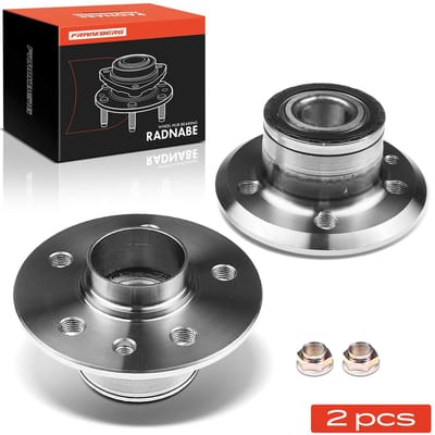 Frankberg 2x Wielnaaf Set Achter voor Nissan Micra II K11