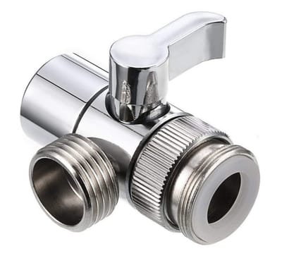 Dailygoods - Water Filter Faucet - Universele Adapter - Handdouche Schakelklep - G 1/2 - Multifunctioneel - Geschikt voor Badkamer - 3 Poorten