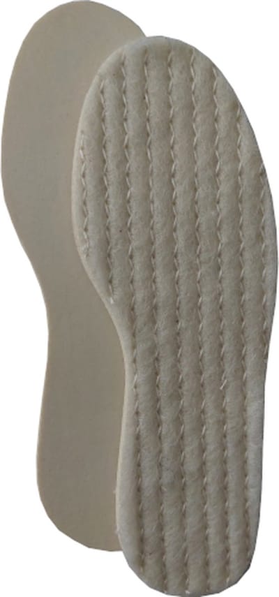 Ronilux Wollen Vachtzool - Winter Inlegzool voor Kinderen - Scheerwol - Tegen koude voeten - Warm en zacht - Maat 30/31