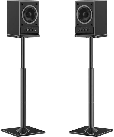 NBAP® Luidspreker Standaard - Speaker Vloerstandaard - Extra Stevig - Zwart