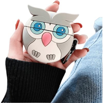 Mocaa Cute Owl AirPods Pro 1/2 Hoesje Meerkleurig