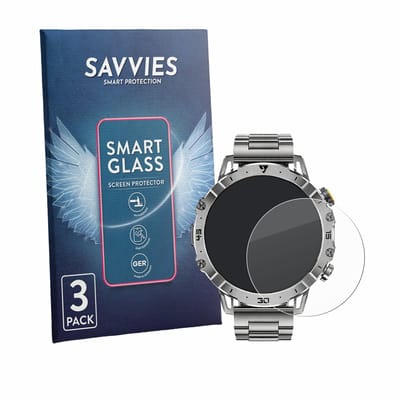3 Stuks Savvies Screenprotector - geschikt voor LIGE EF18 1.7" - beschermfolie glas transparant
