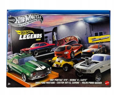 Hot Wheels Legends Tour Collectie Set 6 Auto's 1:64 Nieuw