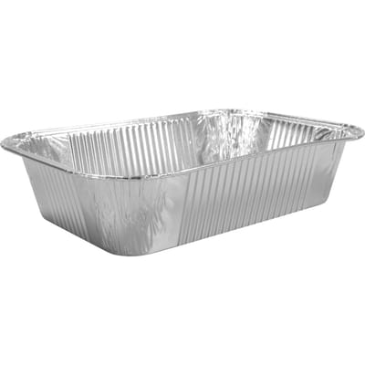 Aluminium - Alu Bak - 850cc - 100stuk - 19,5x14x5 - Kapsalon - Rechthoek - IMES
