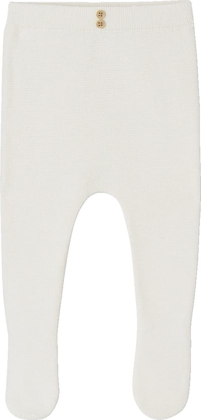 Vertbaudet Tricot babybroekje met voetjes katoen/wol