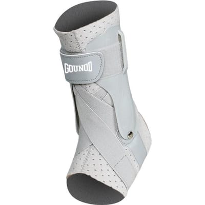 1 Stuks Enkelbrace Met Zijdelingse Stabilisatoren Voor Mannen Vrouwen Ondersteuning Spalk Stabiliseren Comfortabele Pasvorm L