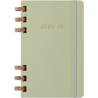 Moleskine 12 Maanden Agenda - 2025/26 - Academic Spiral - Week/Maand - Large - Kiwi
