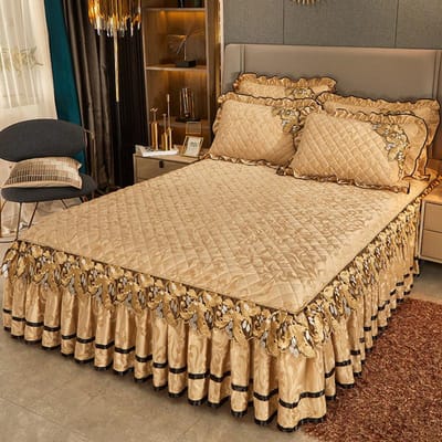 Verdikte Warme Sprei op Het Bed Luxe Bedlinnenset in Rokstijl Queen Size Sprei Borduurwerk Katoenen Beddengoed Dekbedovertrek 200x220cm 1pc