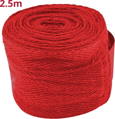 Bovista Bandage Boksen - Kickboksen - Handschoenen - Boks Bandage - Kickboks - Binnenhandschoenen - Handschoen - Boxing - Rood - 2.5 Meter