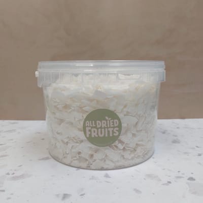 All Dried Fruits - Gedroogde kokosrasp grof - Gedroogde fruitsnack - emmer 500g