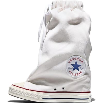 Vaquera x Converse Dames Chuck Taylor All Star XHi Slouch Wedge 'Wit' 36.5 white