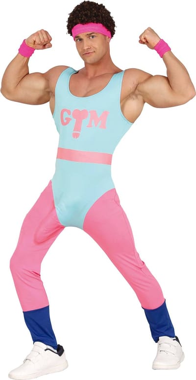 FIESTAS GUIRCA, S.L. - Humoristisch aerobicskostuum voor mannen - XL
