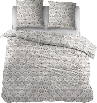 Snoozing Bodi Dekbedovertrek - Tweepersoons - 200x200/220 cm - Grey