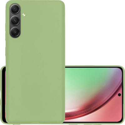 Hoesje - Geschikt voor Samsung Galaxy A54 - Sterk & Shockproof - Hoes Cover - Siliconen Case - Groen