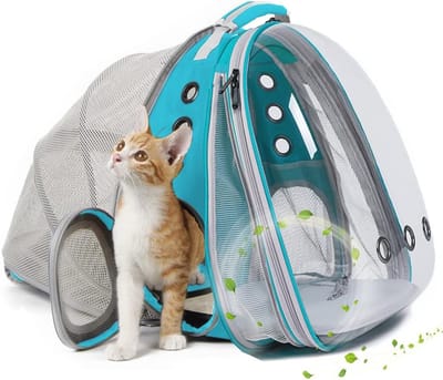 Ruimtescheppende Kattendrager Rugzak voor Kleine Honden en Katten Tot 20 Pond