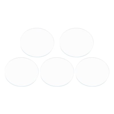 Dailygoods- Horlogeglas 5PCS - 37/38/39MM - Plat - Vervangende Onderdelen - Krasbestendig - Hoge Transparantie - Horlogelens