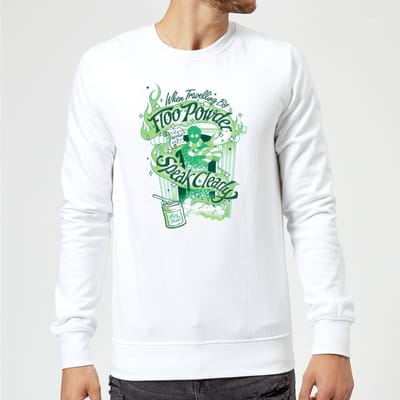 Harry Potter Floo Powder trui - Wit - S