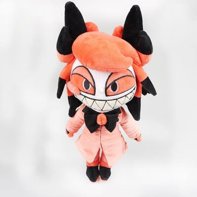 Schattige Alastor Pluche Speelgoed Kerst Alastor Knuffel Poppen Fans Kussen Verjaardag Vakantie Cadeaus Speelgoed Kamer Decoratie 30Cm beige