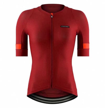 Etxeondo Mendia Korte Mouw Wielertrui Rood L Man