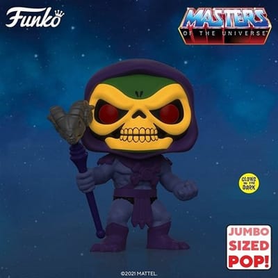 Funko Pop! 25.5CM 10 inch Figuur Skeletor #73 Master of the Universe - Glows in the Dark