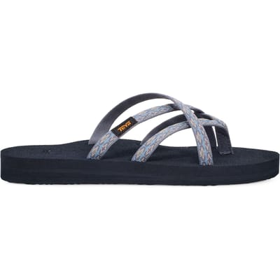 Teva W OLOWAHU Dames Slippers - KALEIDOSCOPE BLISSFUL Blauw