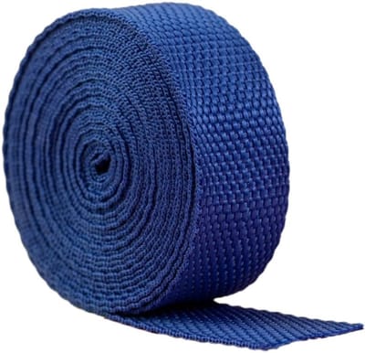 Decoratieve Polypropyleenriem 2.5cm x 10m voor DIY, Bagage, Handtassen en Dierenhalsbanden in Koninklijk Blauw