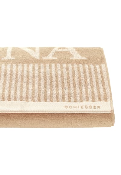 Saunahanddoek 75x200 zandkleur - SCHIESSER Home 75*200