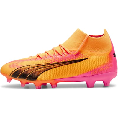 PUMA Ultra Pro FG/AG - Maat 41 - Voetbalschoenen - Sun Stream / Puma Black / Sunset Glow