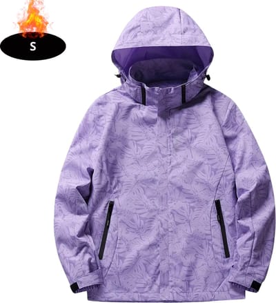 Nivard Windjas Dames - Parka - Lente & Herfst - Jas - Volwassen - Windjack - Windbreaker - Outdoor - Violet - S