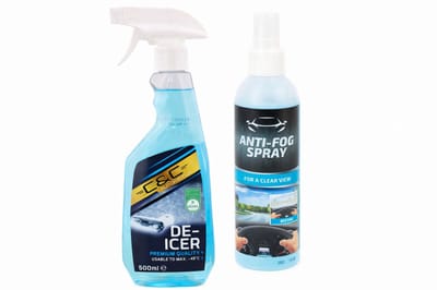 2-pack De-Icer en anti condens spray zonder anticondensdoek - Premium ramen raam - Antivries Spray - Ruitenontdooier 1,5 L en anti condens 300ml - de icer Krachtig - Anti vries -