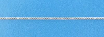 Zilver Gerhodineerde Collier anker plat 1 1330059 45 cm