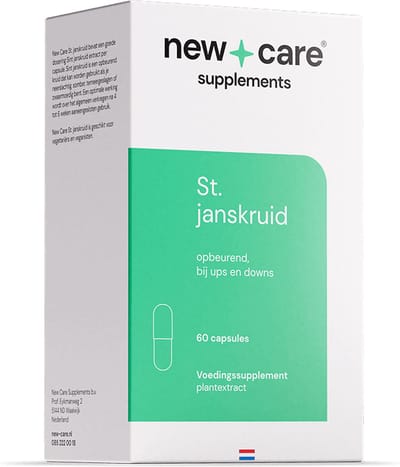 New Care Sint janskruid - opbeurend bij neerslachtigheid - 60 capsules - vegan