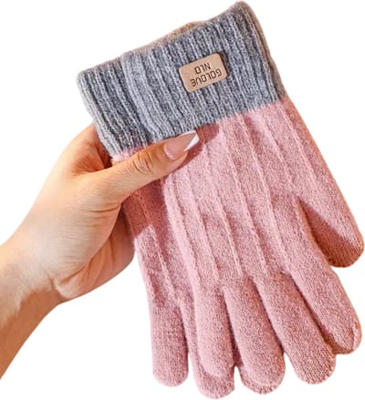 Bovista Winterhandschoen - Handschoenen - Handschoenen WInter - Winter - Leer- Zwart - M