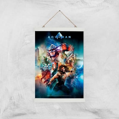 DC Aquaman Giclee Art Print - A3 - White Hanger