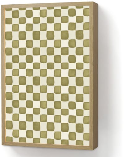 Wandlamp 40x60 cm - Oplaadbaar - Schaak - Patroon - Groen - Wandlampen binnen woonkamer - Slaapkamer lamp - Decoratieve nachtlamp - Vloerlamp draadloos