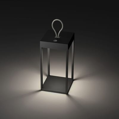KS Verlichting Tafellamp Buiten Carlo Touch Antraciet LED met Accu en Lader, Dimbaar.