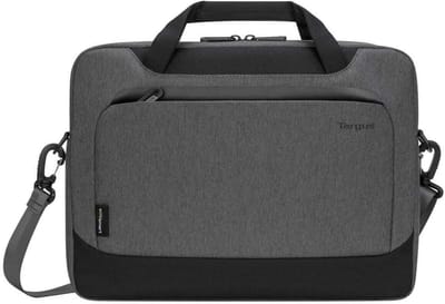 Slanke Laptoptas 15,6 inch Eco-vriendelijk met Schouderriem en Trolleyband