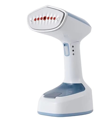 EAFC Kledingstomer Inklapbaar -1500W – Ontkreuker – Handstomer voor Kleding en Meubilair – Stoomapparaat – Incl. opzetborstels - Stoomreiniger - blauw