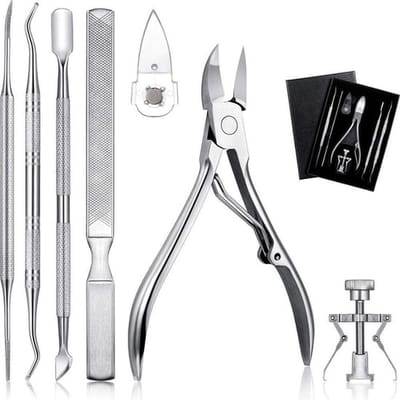 Pedicure Set 7-Delig - Nagelverzorging - Starterset - Ingegroeide Teennagel - Nagelknipper